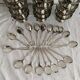 Stainless steel ice cream cups and spoons, 1960s-70s, original boxes.