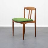 Chaise danois Bramin, teck, refait à neuf