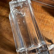 Carafe à whisky en cristal galbé