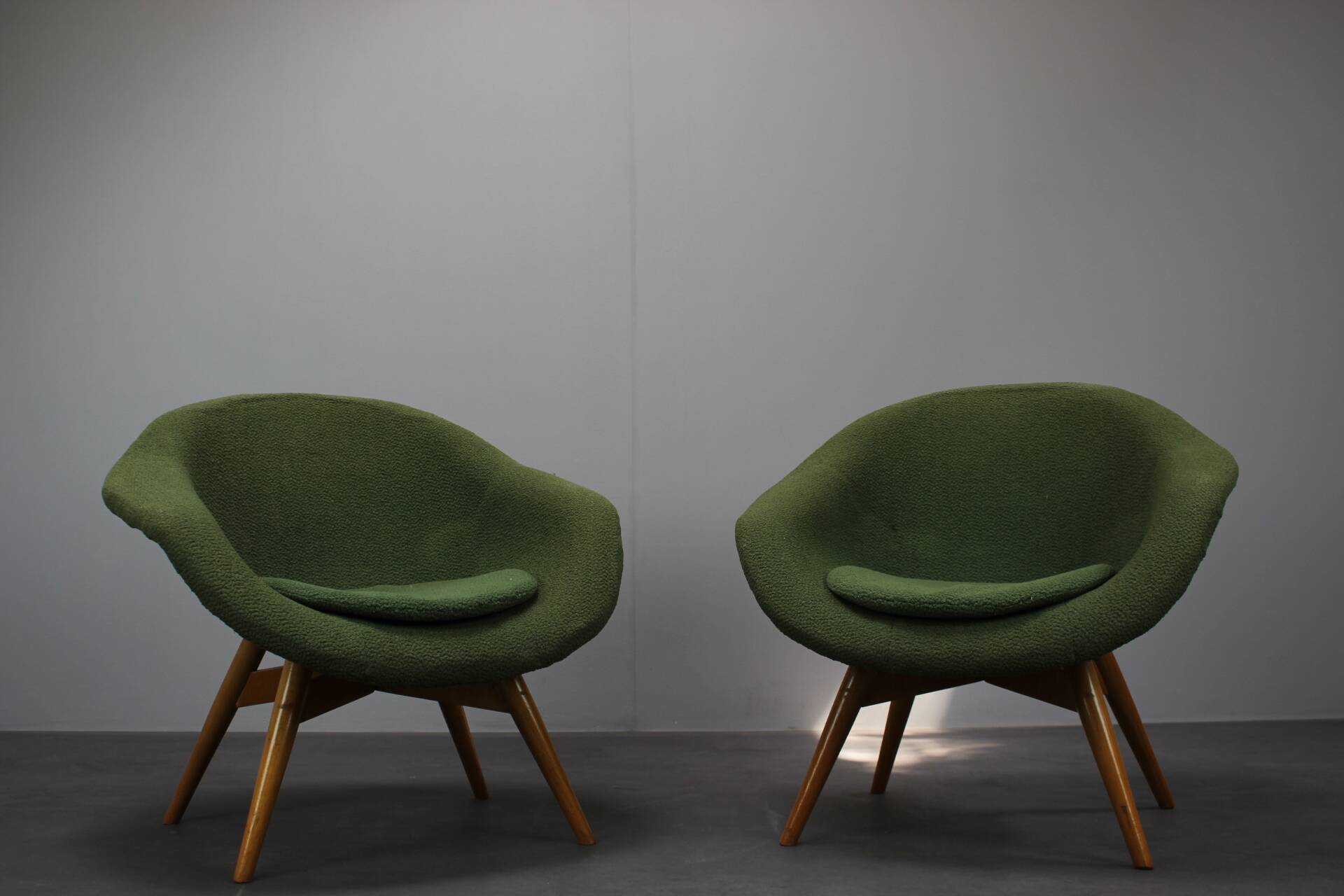 Mid-century Set of 2 Armchairs by Miroslav Navrátil, 1950s, Czechoslovakia