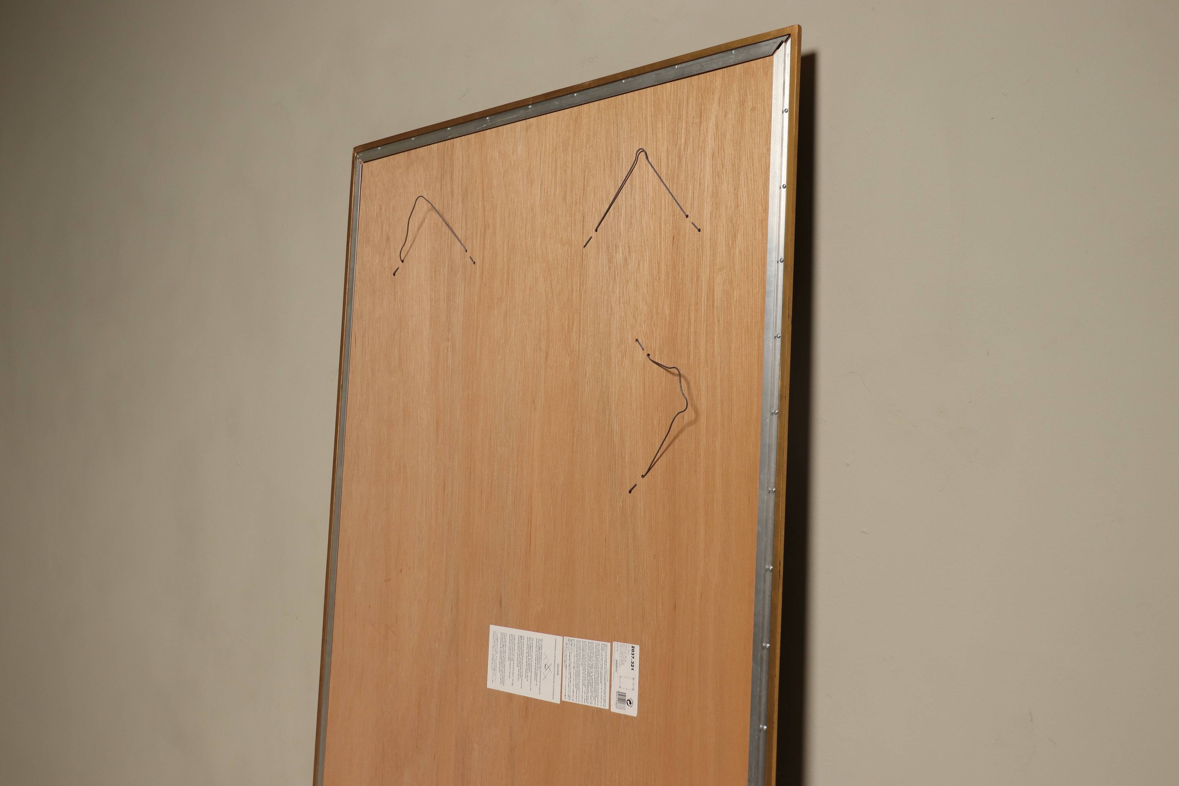 Large Revival Mirror in Gilded Resin by Deknudt Belgium 1980s