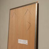 Large Revival Mirror in Gilded Resin by Deknudt Belgium 1980s