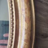 Grand miroir ovale