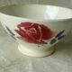 Antique Sarreguemines Digoin earthenware bowl, Janine pattern