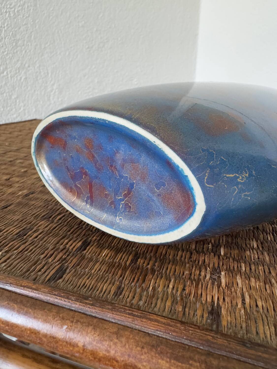 Small Art Deco powdered ceramic vase