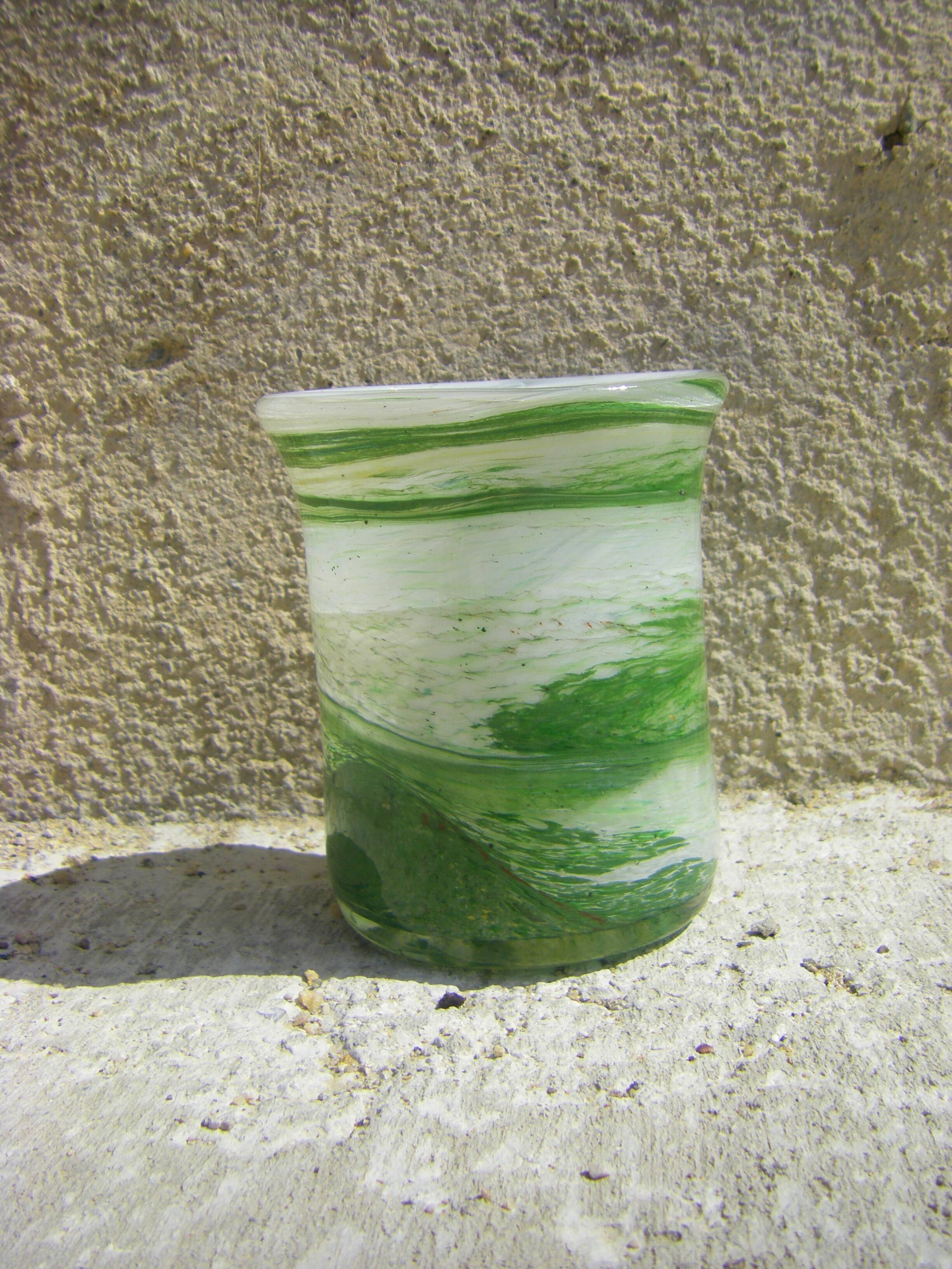 Porte-crayons en pate de verre