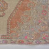 Orange & Beige Wool Handmade Rug sku 2607