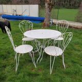 Garden furniture 1 table 4 chairs