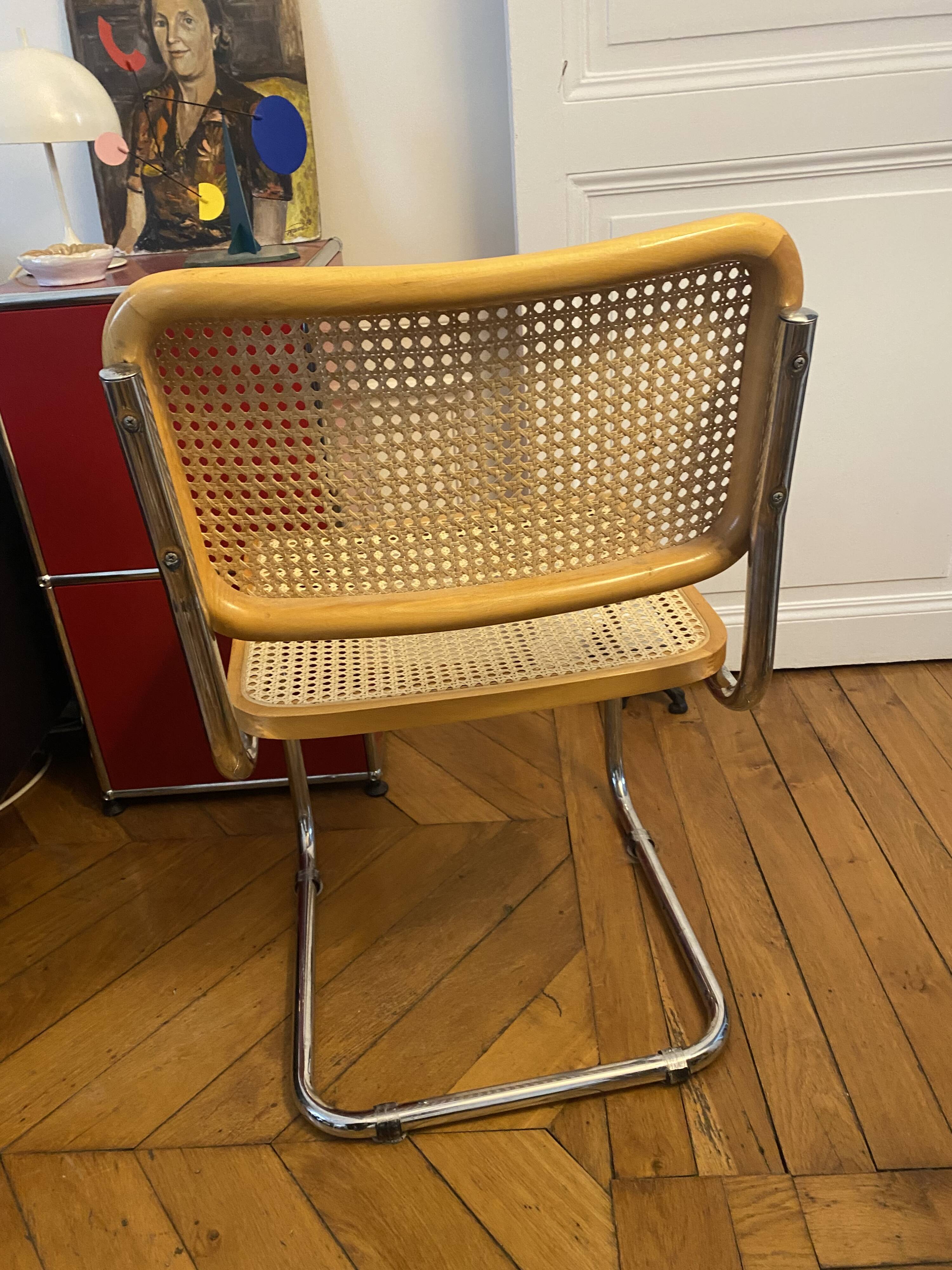 Cesca B32 vintage beech chair