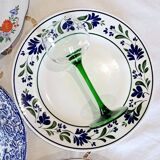 Mismatched antique dinner plates
