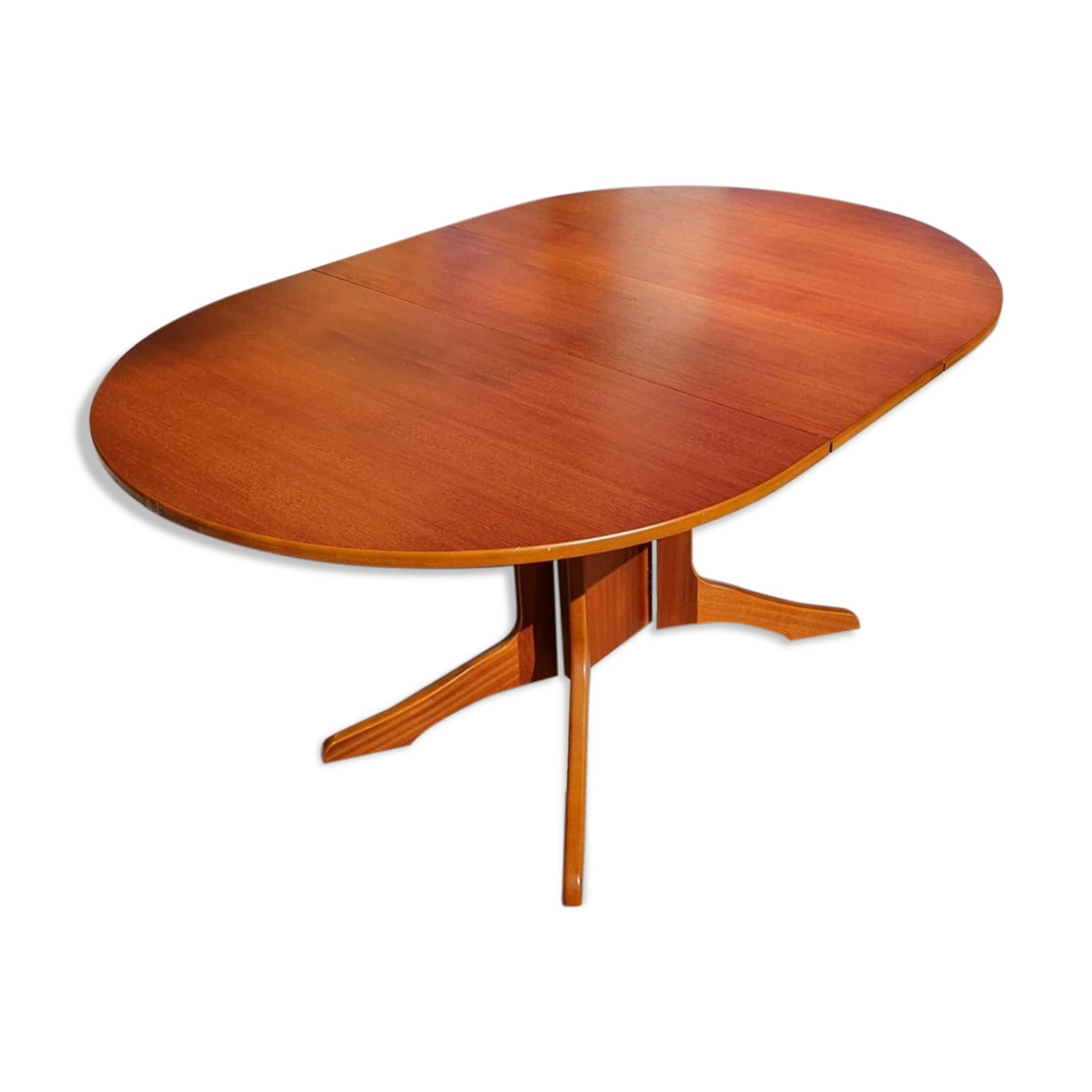 Gateleg teak table