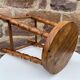 Vintage pine fir stool