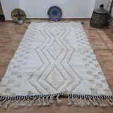 Handmade wool Berber rug 250x150 cm