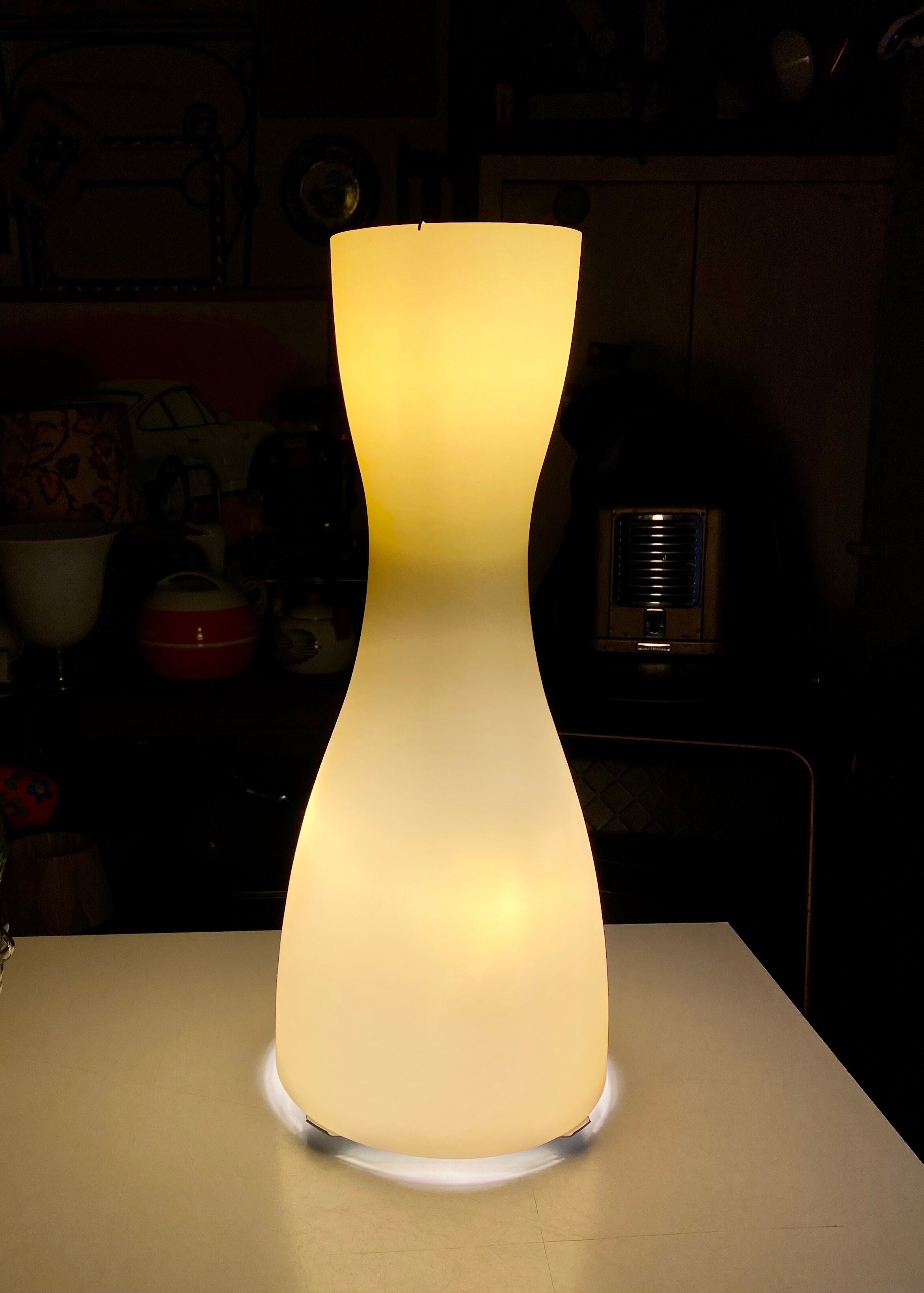 Large lamp Foscarini Dress 07 design Defne Koz & Marco Susani 1995 blown glass