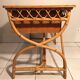 Louis Sognot vintage rattan desk and chair