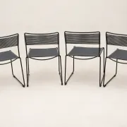 Set of 4 Spaghetti chairs – Giandomenico Belotti for Fly Line – Design it