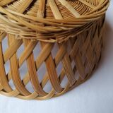 Lot de 4 corbeilles osier