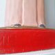 Large antique statue of the Virgin, vintage religious decoration