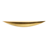 Wall Console Bowl Model in Wood and Gold Leaf by Marco Bagnoli for Memphis, 1970s