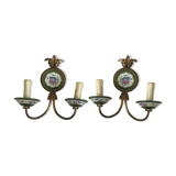 Pair of 1900 appliques