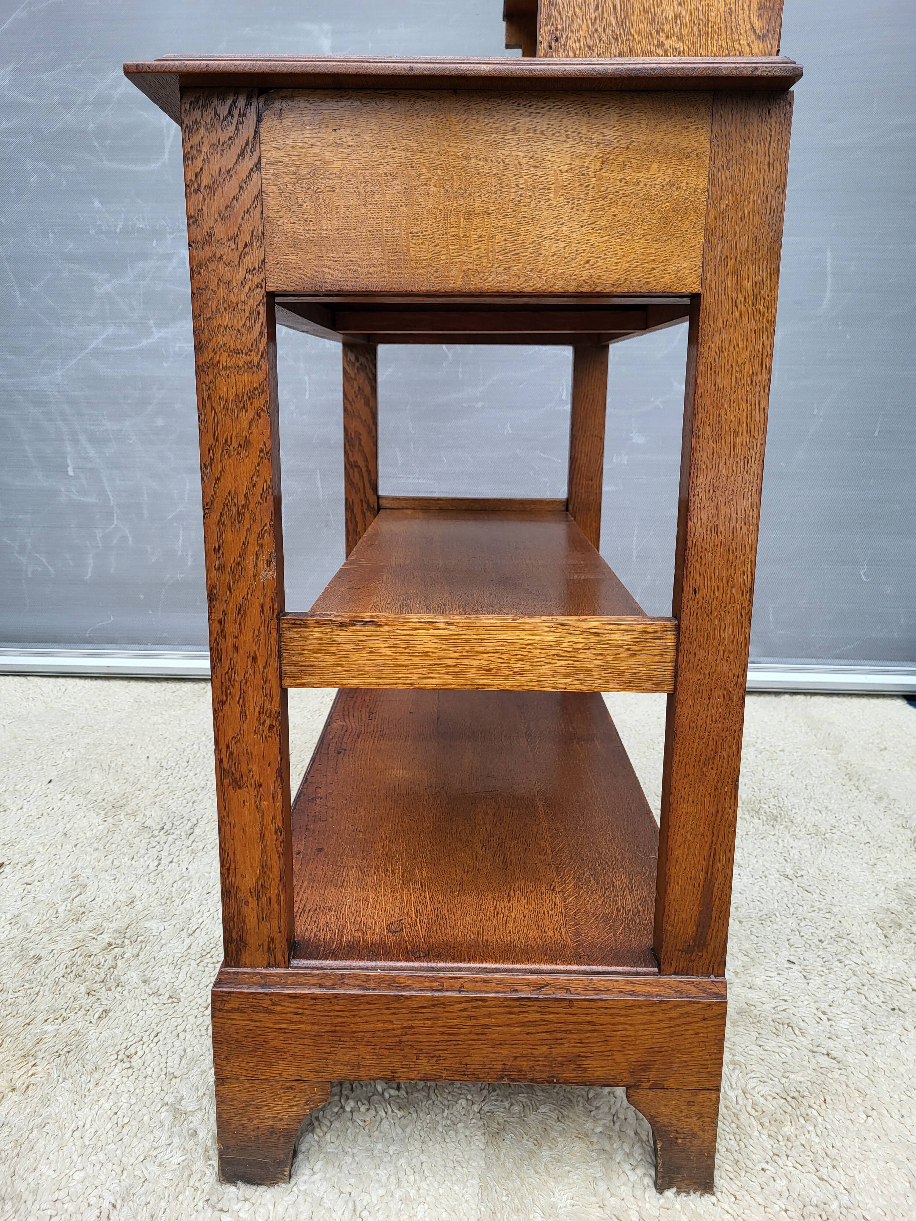 Art Nouveau 1900 Arts & Crafts Serving Trolley