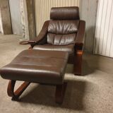 Mid-Century design Kroken leather armchair