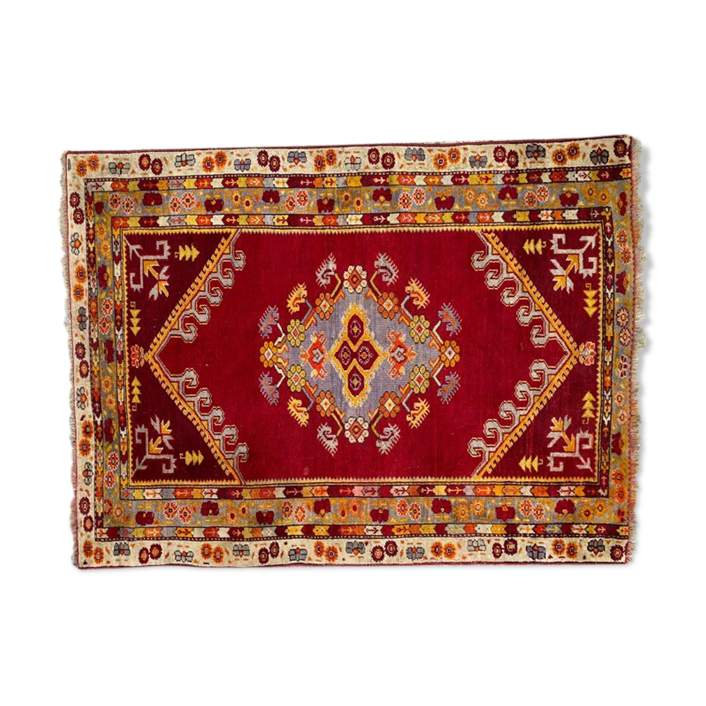 Ancient Turkish carpet Anatolia 110x145 cm