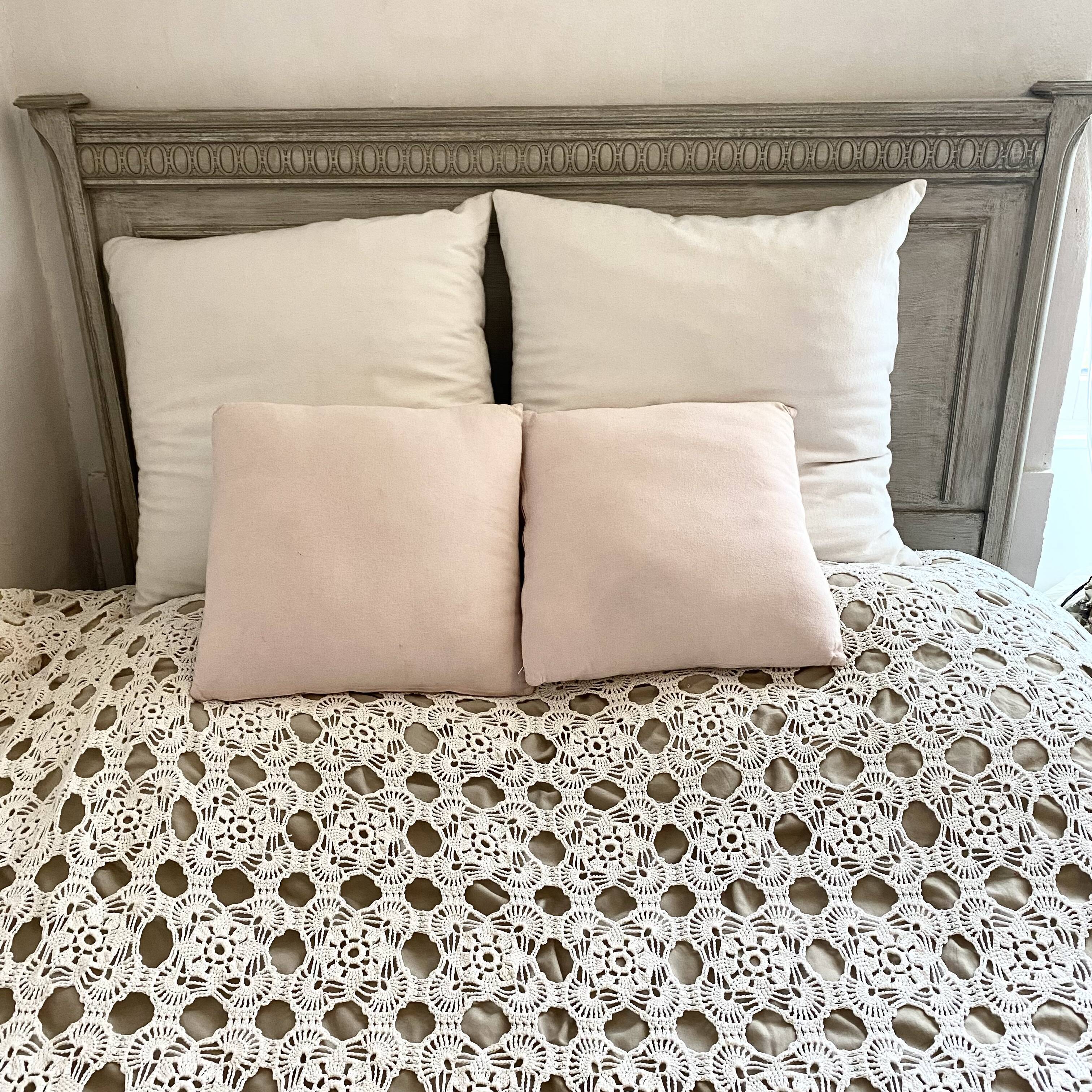 Bohemian crochet bed top