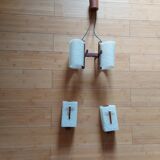 Scandinavian suspension with its two wall light