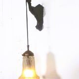 Art Deco wall lamp by Max Le Verrier, France, 1920