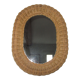 Vintage rattan mirror
