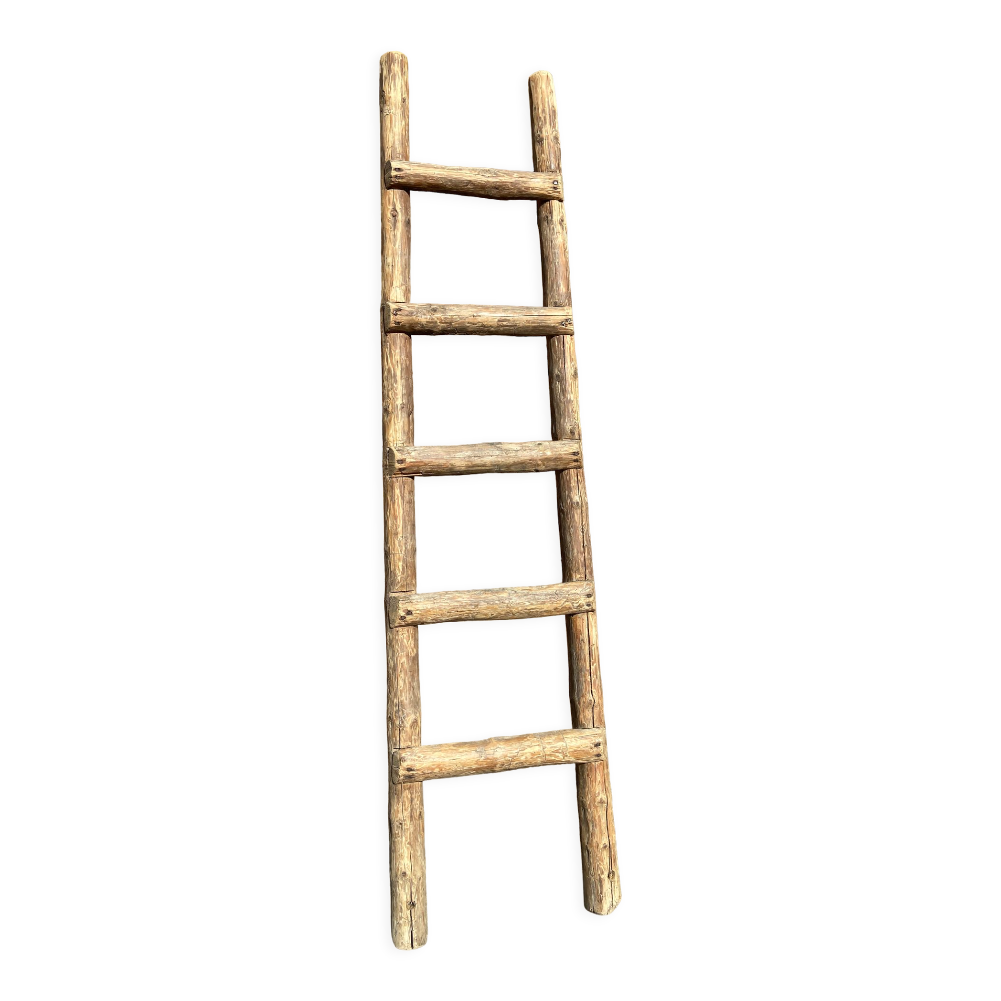 Vintage 1900s towel rack ladder