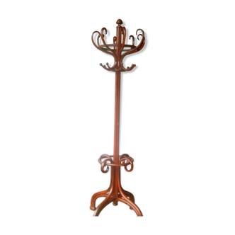 Thonet parrot coat holder, signed