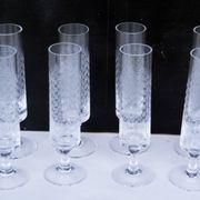 Lot of 7 Rosenthal Romance Motif I Flute Champagne 7.25" tall