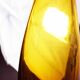 Straw yellow Scandinavian vase