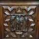 Two-part Italian Renaissance style buffet in solid oak