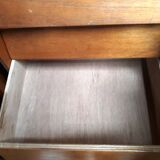 2 furniture or vintage boarding school bedside table