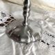 Jean Couzon matte stainless steel footed cups in box