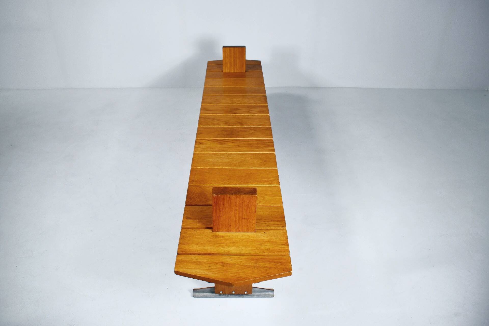 Prototype de banc par Olof Pira. Suède, années 1970.