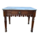 Butcher's block from the Restoration period – Solid wood, marble and brass