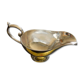 Silver metal saucepan