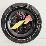 Ceramics of Monaco ashtray decorated with a fish