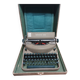 Machine à écrire remington noiseless vert armée made in france années 50