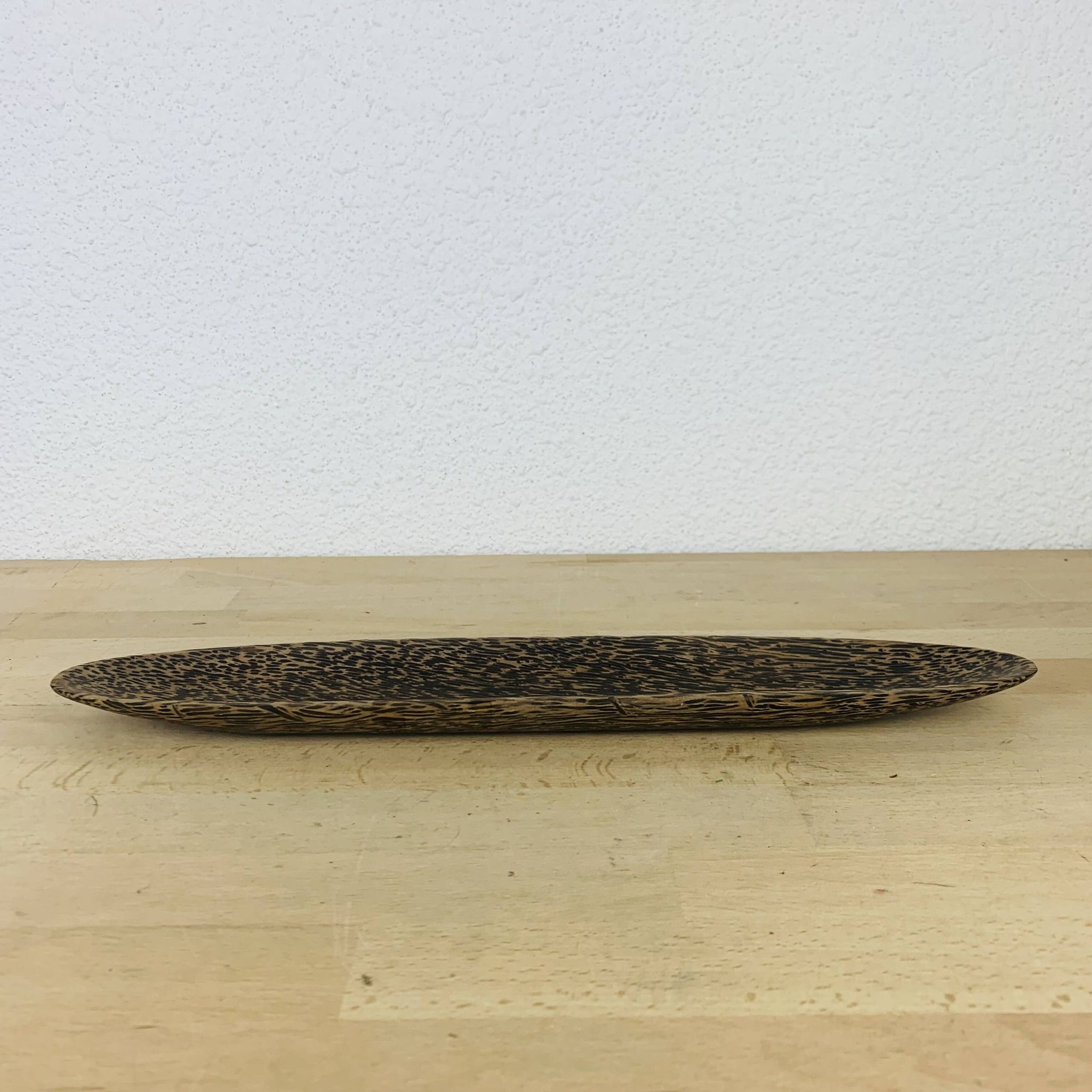Vide poche bois de palmier vintage