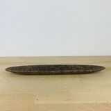 Vintage palm wood pocket tray