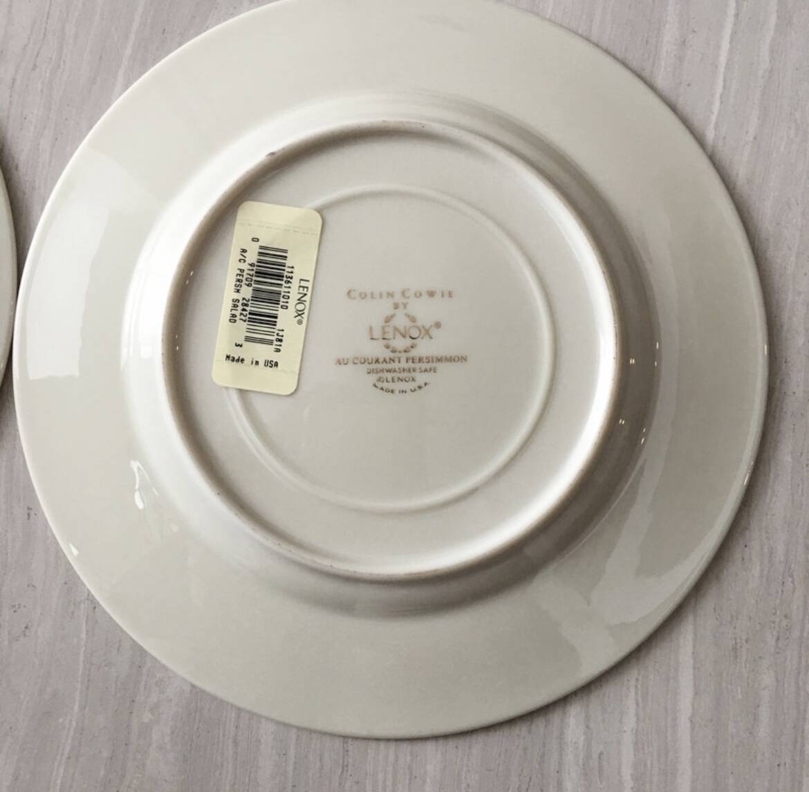 2 New LENOX Dessert/Salad Plates - Khaki
