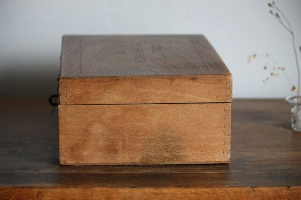 Wooden storage box
