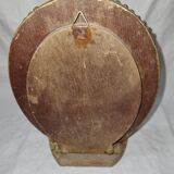 Miroir de table, coquillages dorés de 1970