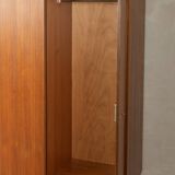Purist wardrobe from the 1960s in teak veneer by DeWe