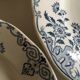 Set of 6 dinner plates earthenware of sarreguemines décor moscow early 20th